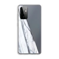 Gestreepte marmer: Samsung Galaxy A72 Transparant Hoesje