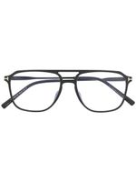 TOM FORD Eyewear lunettes de vue à monture aviateur - Noir - thumbnail