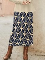 Boho Loose Ethnic Skirt - thumbnail