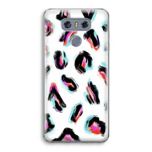 Cheetah color: LG G6 Transparant Hoesje