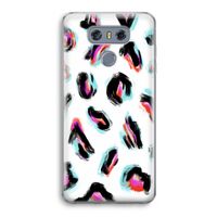 Cheetah color: LG G6 Transparant Hoesje