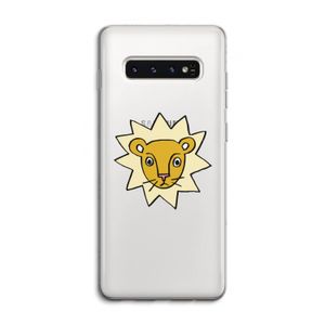Kleine leeuw: Samsung Galaxy S10 4G Transparant Hoesje