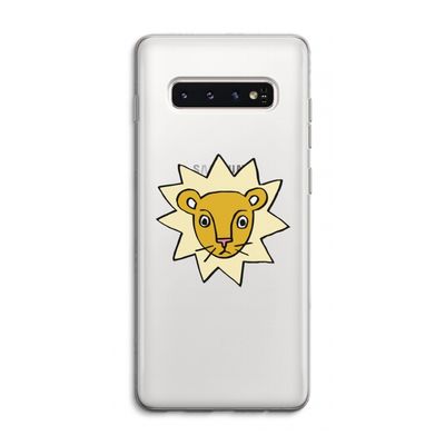 Kleine leeuw: Samsung Galaxy S10 4G Transparant Hoesje