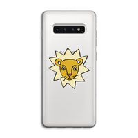 Kleine leeuw: Samsung Galaxy S10 4G Transparant Hoesje