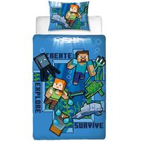 Minecraft Dekbedovertrek Survive Minecraft Dekbedovertrek Survive