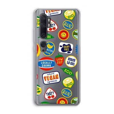 Fruitsticker: Xiaomi Mi Note 10 Transparant Hoesje