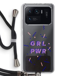 GRL PWR: Xiaomi Mi 11 Ultra Transparant Hoesje met koord