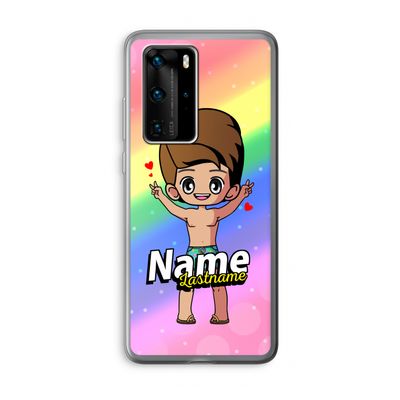 Chibi Maker man: Huawei P40 Pro Transparant Hoesje