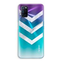 Marmeren pijlen: Oppo A52 Transparant Hoesje