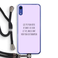 Ochtendhumeur: Honor Play 8A Transparant Hoesje met koord Ochtendhumeur: Honor Play 8A Transparant Hoesje met koord