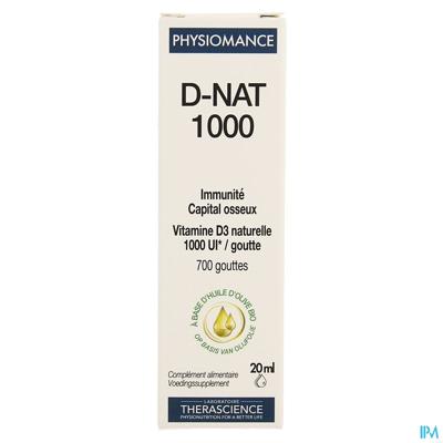 D-nat 1000 Fl Gutt 20ml Physiomance Phy269
