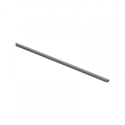 PVC Bies 2,3 x 3,5 mm x 100 cm - grijs (per stuk)