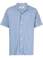 YMC chemise Malick à carreaux vichy - Bleu