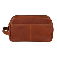 Burkely Antique Avery Toiletry Bag-Cognac - thumbnail