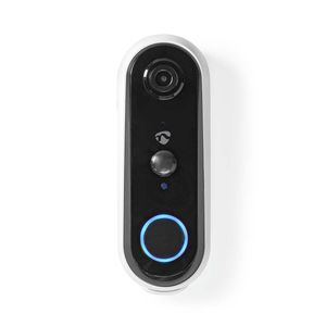 Nedis SmartLife Videodeurbel | Wi-Fi | Batterij Gevoed | HD 720p | Cloud Opslag (optioneel) / microSD (niet inbegrepen) | IP54 | Met bewegingssensor |