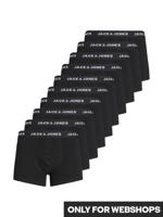 Jack & Jones Jack & Jones Effen Zwarte Boxershorts Heren Multipack JACSOLID 10-Pack