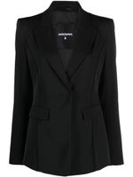 Patrizia Pepe blazer boutonné à revers larges - Noir