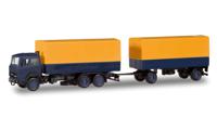 Herpa 309578 H0 Vrachtwagen Iveco Magirus vrachtwagen-aanhangercombinatie