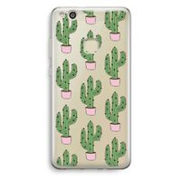 Cactus Lover: Huawei Ascend P10 Lite Transparant Hoesje