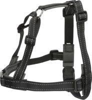 Trixie Lead'N'Walk Soft Tuig Zwart - Hondenharnas - M-L 55-90/25 Cm