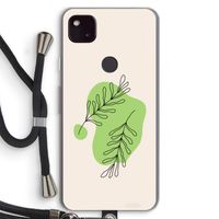 Beleaf in you: Pixel 4a 5G Transparant Hoesje met koord