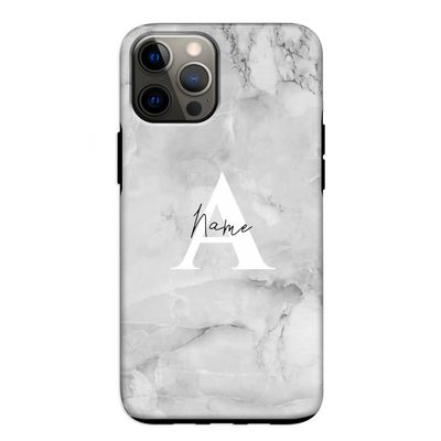 Ivory Marble: iPhone 12 Pro Tough Case