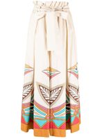 La DoubleJ Sardegna cotton maxi skirt - Tons neutres