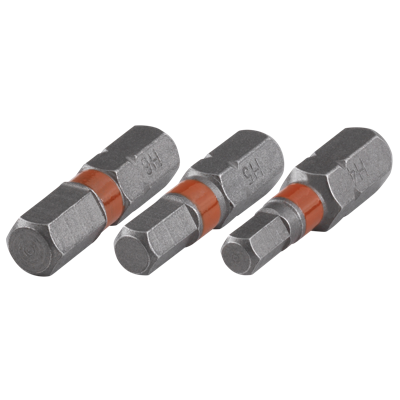 Wolfcraft Bits Solid | Binnenzeskant 4.0, 5.0, 6.0 | 3-delig - 1340000
