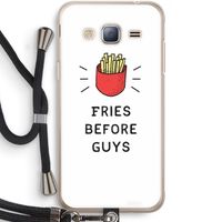 Fries before guys: Samsung Galaxy J3 (2016) Transparant Hoesje met koord
