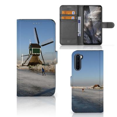 OnePlus Nord | Flip Cover | Schaatsers