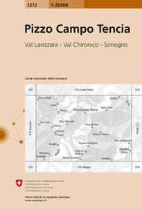 Wandelkaart - Topografische kaart 1272 Pizzo Campo Tencia | Swisstopo