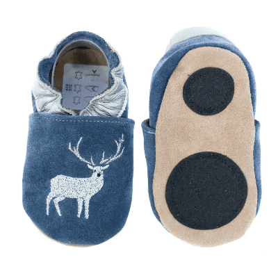 Hobea babyslofjes extra antislip Hirsch-26-27