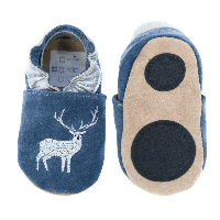 Hobea babyslofjes extra antislip Hirsch-26-27