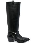 P.A.R.O.S.H. bottes d'inspiration western Stivale - Noir