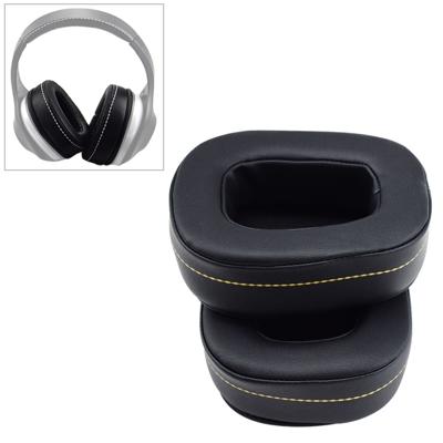 2 stuks voor DENON AH-D600 D7100 zachte spons oortelefoon beschermende cover earmuffs (zwartbruin)