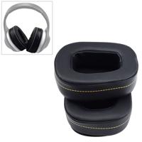 2 stuks voor DENON AH-D600 D7100 zachte spons oortelefoon beschermende cover earmuffs (zwartbruin)