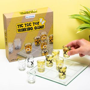 Tic Tac Toe Drankspel Met Shotglaasjes - Groot