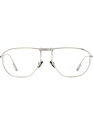 Gentle Monster lunettes de vue Elephant 02 à monture pilote - Blanc