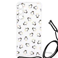 Doorzichtige Silicone Hoesje voor Samsung Galaxy A25 Pinguïn