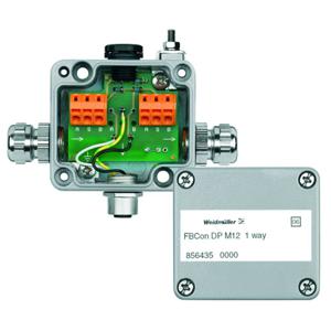 Weidmüller FBCON DP M12 1WAY 8564350000 Passieve sensor/actorbox Profibus-DP standaardverdeler zonder bus aansluiting 1 stuk(s)