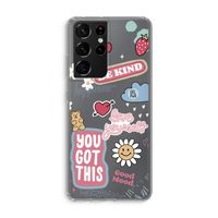 Positivity: Samsung Galaxy S21 Ultra Transparant Hoesje