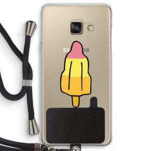 Raketijsje: Samsung Galaxy A3 (2016) Transparant Hoesje met koord