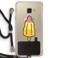 Raketijsje: Samsung Galaxy A3 (2016) Transparant Hoesje met koord