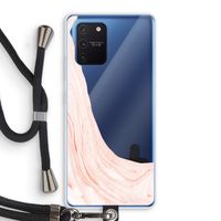 Peach bath: Samsung Galaxy Note 10 Lite Transparant Hoesje met koord