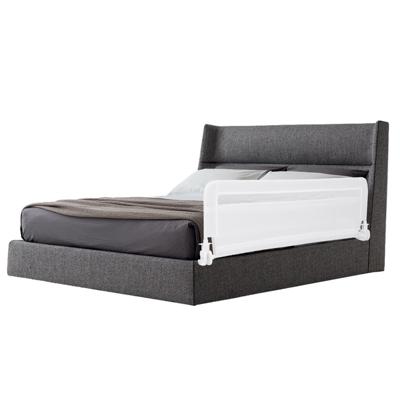 Beddengoed voor Peuters 120 cm Opvouwbaar Babybedhekje met Afneembare en Wasbare Hoes Wit