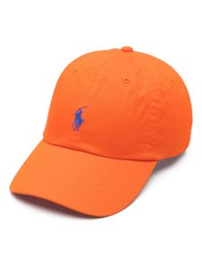 Polo Ralph Lauren casquette en coton à logo Polo Pony - Orange