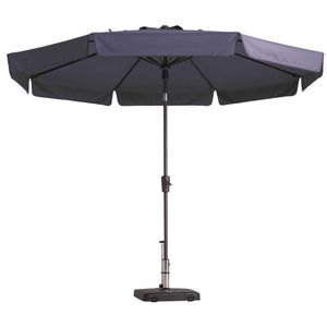 Madison Parasol Flores Luxe rond 300 cm saffierblauw