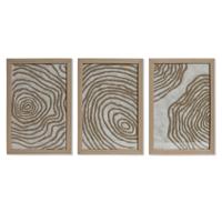 Set van 3 Schilderijen Home ESPRIT Modern 20 x 2 x 30 cm (3 Onderdelen)
