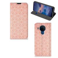 Nokia 5.4 | Hoesje met Magneet | Pattern Orange