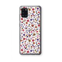 Planets Space: Samsung Galaxy A31 Transparant Hoesje